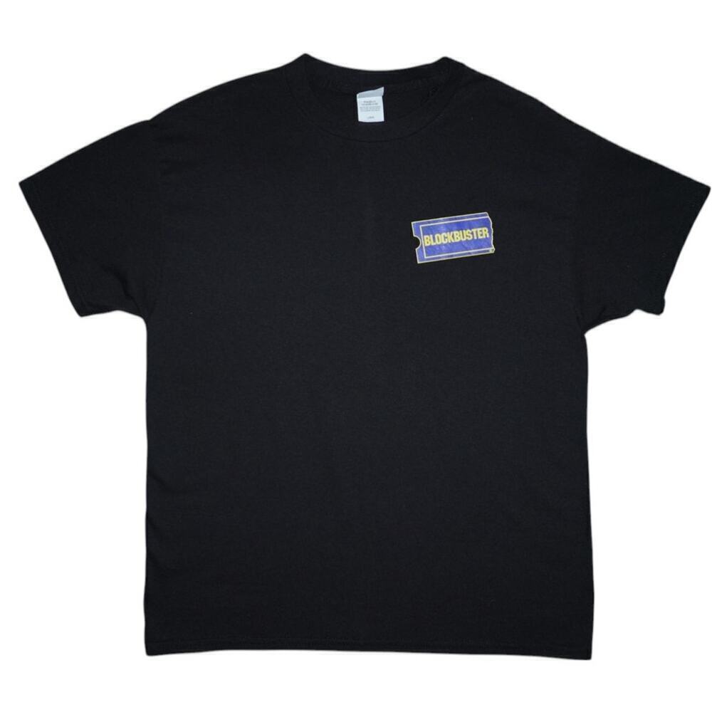 Blockbuster “Make It a Movie Night” Tee – Last Blockbuster, Bend Oregon – Size L